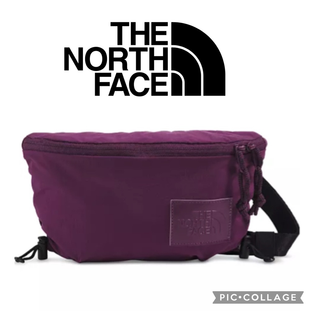 USED ONCE! The North Face Women’s Never Stop Lumbar Bag in Black Currant Purple